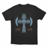 Cross Logo Unisex T Shirt Black