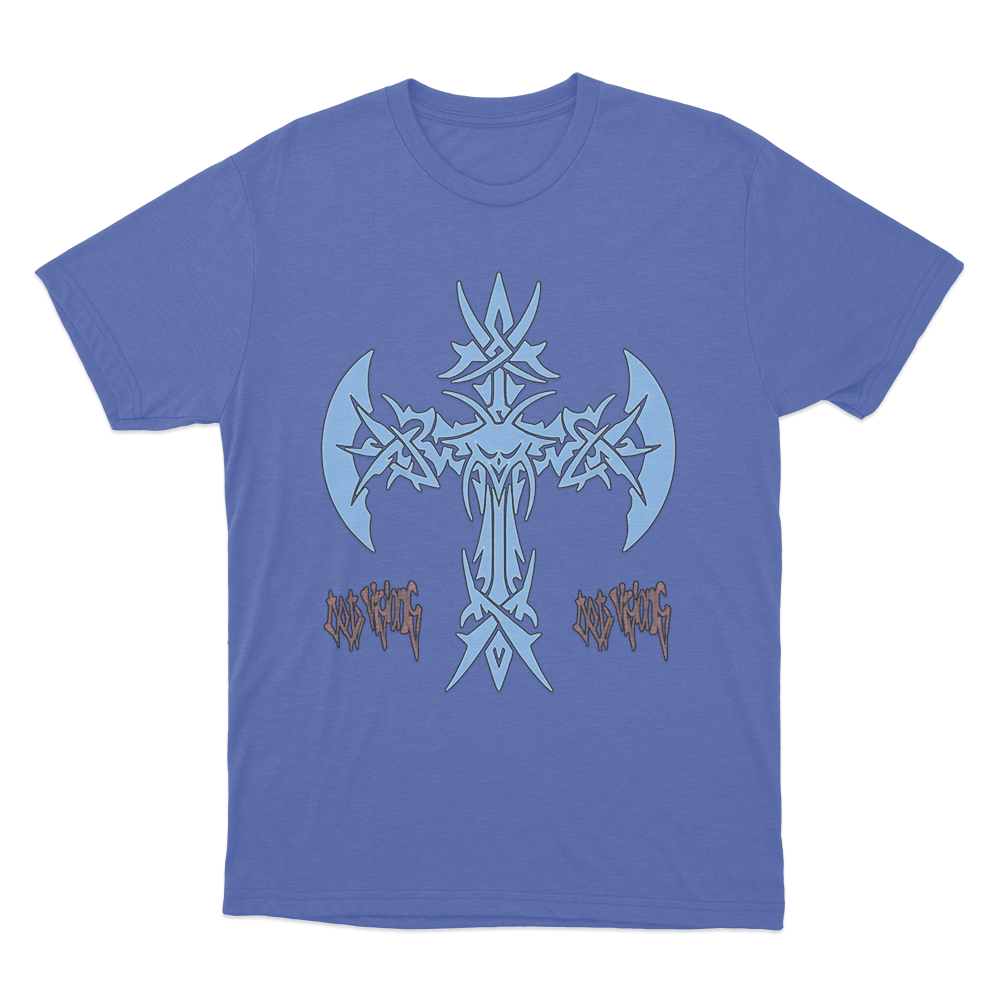 Cross Logo Unisex T Shirt Blue Cross Logo Unisex T Shirt Blue