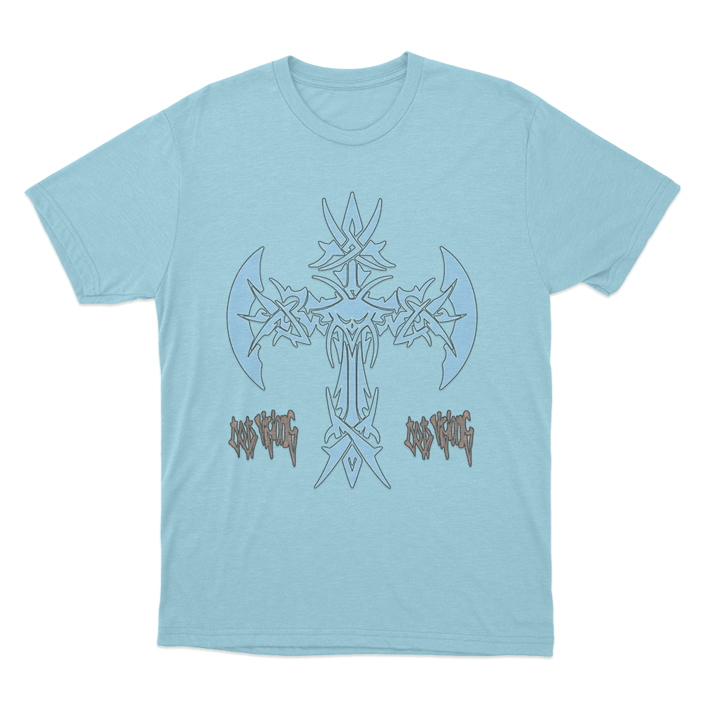 Cross Logo Unisex T Shirt Sky Blue Cross Logo Unisex T Shirt Sky Blue