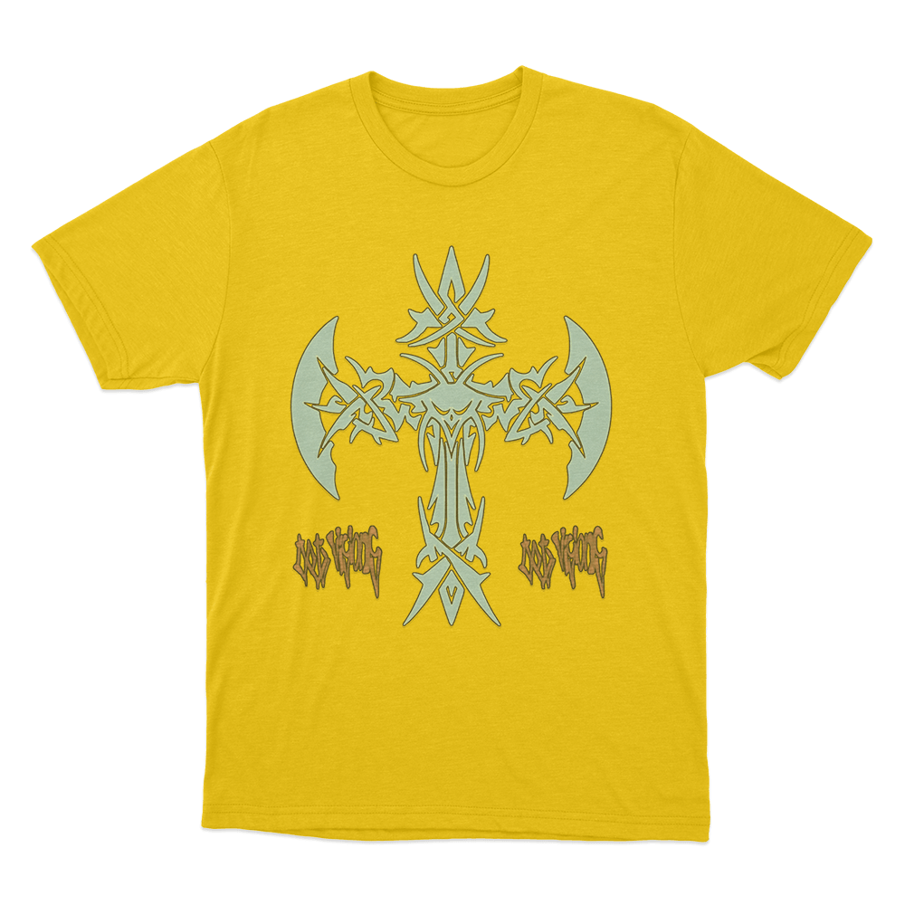 Cross Logo Unisex T Shirt Yellow Cross Logo Unisex T Shirt Yellow