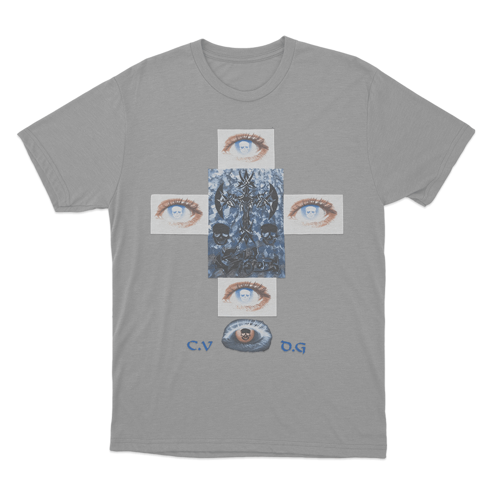 Eye Cross Unisex T Shirt Grey Eye Cross Unisex T Shirt Grey