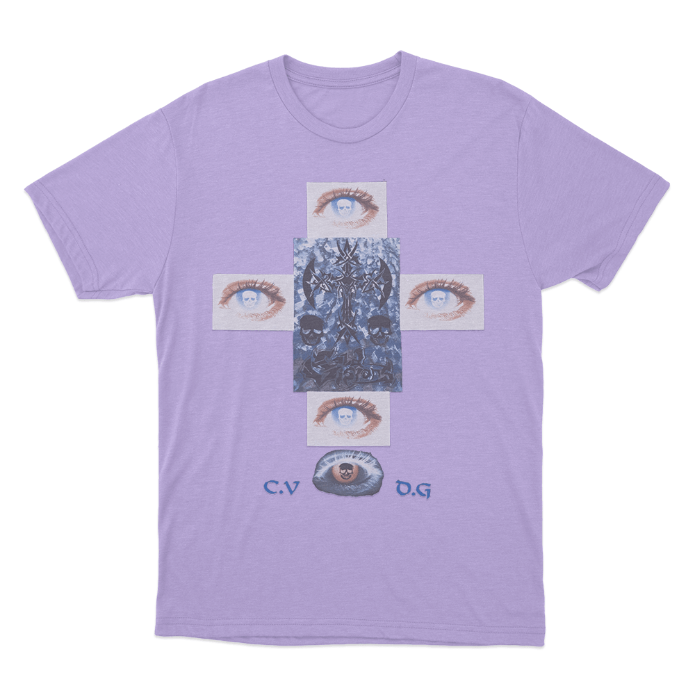 Eye Cross Unisex T Shirt Purple Eye Cross Unisex T Shirt Purple