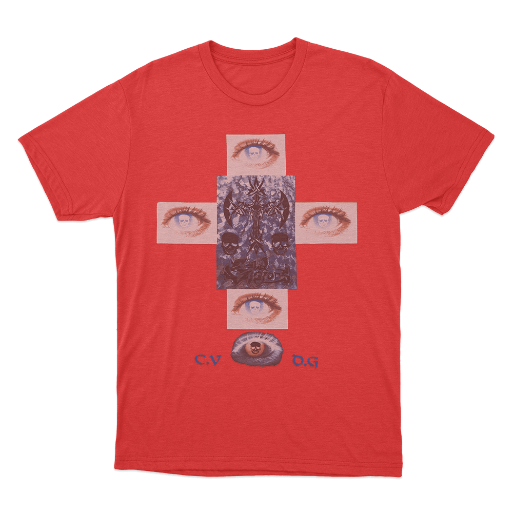 Eye Cross Unisex T Shirt Red Eye Cross Unisex T Shirt Red